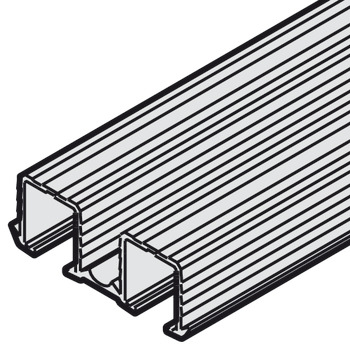 Slido F-Li21 Top Trk Dbl GV 2.5m Aluminium Brt