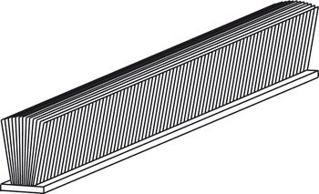 Junior6 Dust Strip 5.5x10mm 100m CTL Grey