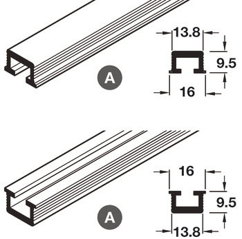 Hawa-Miniroll 25 Rev Track Set 3.5m