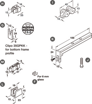 Hawa Clipo 35GPKK Profile Cover Cap