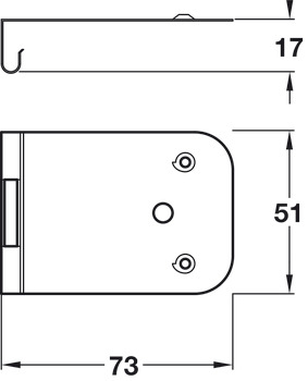 Accuride 1432 Extra Clip Connect Set NSS