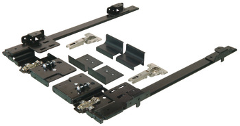 Accuride 1321 Pivot Sld DrRun Black 405mm