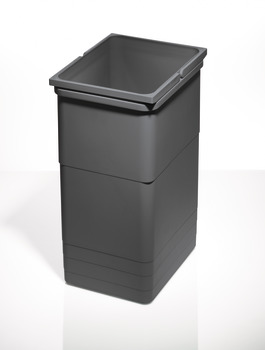 One2Five+Seven Bin 230x306x450mm Dk Grey