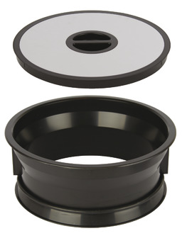 WithT Rectangle Bin Holder D276mm Plastic Black