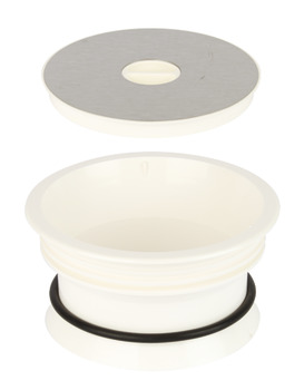 WithT Rectangle Bin Holder D168mm Plastic Wht