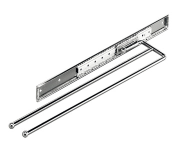 Towel Rail 2-Arm 480mm Steel Polished Chrome