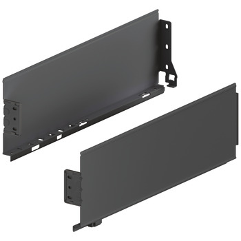 MX Std Sgl Drawer Sides 120/350mm Steel Antique