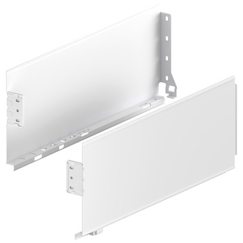 MX Std Sgl Drawer Sides 150/500mm Steel Wht