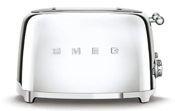 Smeg FAB TSF03SSUK Toaster 4 Slc Stainless Steel