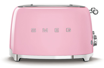 Smeg FAB TSF03PKUK Toaster 4 Slc Pnk