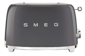 Smeg FAB TSF01GRUK Toaster 2 Slc Satin Grey