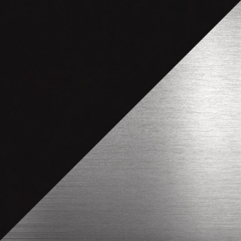 AluSplash Elegance 750x900mm Ebony/B.Steel