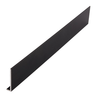 AluSplash Edge Profile 750mm Aluminium Black