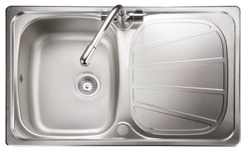 Rectangle Baltimore BL8001 1.0B Sink Rev Stainless Steel