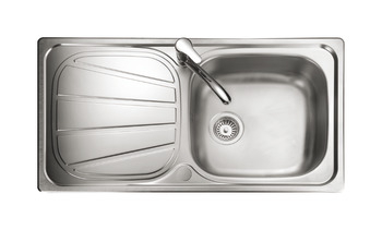 Rectangle Baltimore BL9501 1.0B Sink Rev Stainless Steel