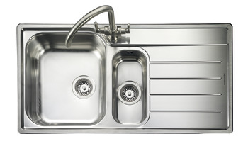 Rectangle Oakland OL9852R 1.5B Sink RHD Stainless Steel