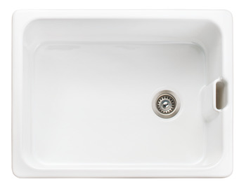 Rectangle Belfast CFBL595WH 1.0B Sink Cer Wht