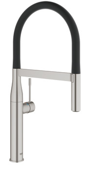 Grohe Essense Pro Mix Sgl Lvr PO Brushed Stainless Steel