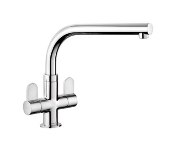 Rectangle Salorno TSN1CM D.Lvr Tap Stainless Steel PC