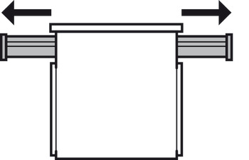 BB Drawer Runner 17mm Groove Sgl 10kg 251-400mm - view 3