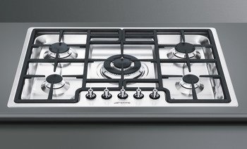 Smeg Cls PGF75-4 Hob Gas 5Z Stainless Steel 536.04.157