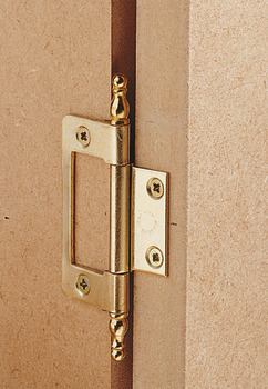 Flush Hinge 77mm MD Inset Steel/Zinc Alloy FB 351.95.129
