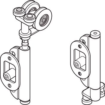 HafeleFld 100U End Hanger Sec LH 316 SSS 943.32.798