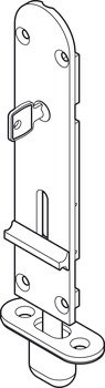 Flush Drop Bolt with Lock for Folding Patio Doors Slido Fold 100-U Top hung end folding system Length 190 mm gold finish 943.32.088