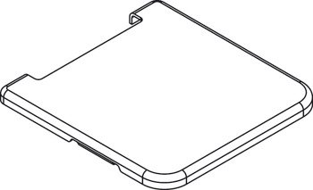Tiomos Flap Hinge Cover Cap Steel NP 348.78.740