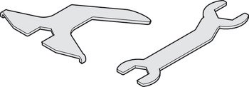 Disassembly Set for Folding Interior Doors Slido W-Fold32 100T Top hung system Galvanized steel 943.55.074