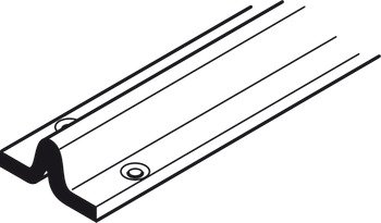 Straightaway 700 Bottom Track 3.0m Stainless Steel 941.80.630