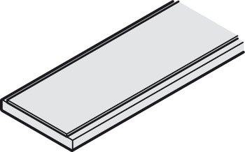 Running Track for Soft Floor for Sliding Interior Doors Slido D-Line43 80M Top hung system Length 2200 mm 940.59.802