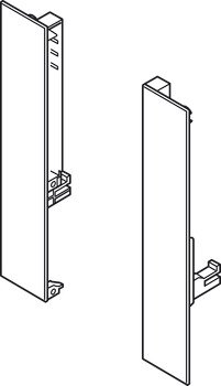 MXS Internal Drawer Fnt Brkts Set 199mm Plastic Wht 552.70.898