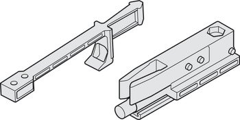 Shock Absorber for Sliding Interior Doors Slido D-Line11 Top hung system For door weight 120 kg 941.02.301