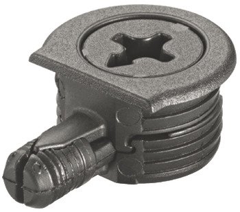 OneFix 1prt Connector D8/15mm Plastic Brown 263.03.104