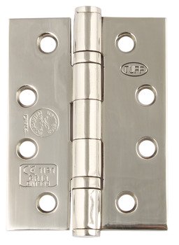 Butt Hinge Ball Bearing Grade 201 Stainless Steel Length x width: 102 x 76 mm square corners electro brassed 1 pc 926.83.168