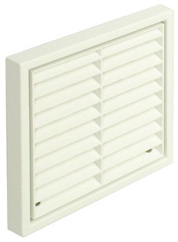 Manrose 110x54mm Fix Lovr Grille Rec Wht 565.30.827