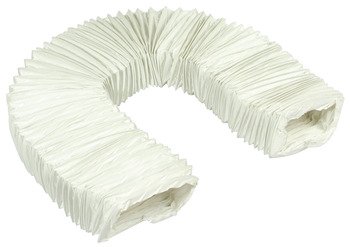 Manrose 220x90mm Flx Hose Rec PVC Wht 3m 565.30.795
