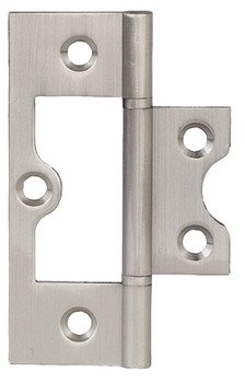 Butt Hinge Flush 75 x 51 mm Steel Provides 180° door opening Polished chrome plated 926.89.102