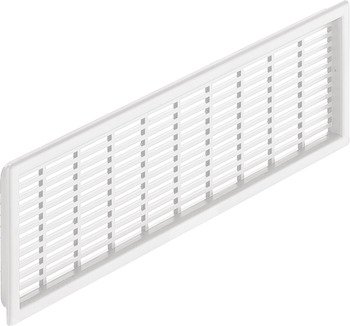 Ventilation Grille Rectangle 227x68mm Plastic White 571.55.343