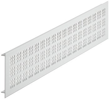 Ventilation Grille Phillips Sqr 100x1000mm Anodised Silver Fire Rated 575.27.935