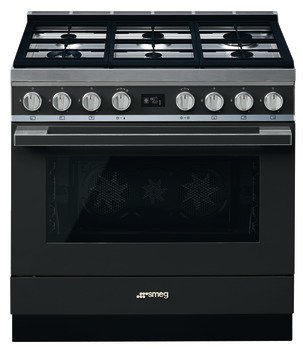 Smeg Por CPF9GPAN Range Ckr DF Antique/Stainless Steel 534.64.844