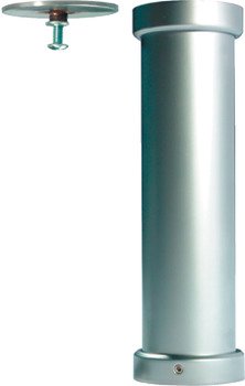 Breakfast Bar Support 90° for Gluing for Fixing to Glass Countertops Polished chrome 505.26.213