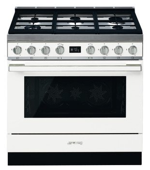 Smeg Por CPF9GPWH Range Ckr DF Wht/Stainless Steel 534.64.847