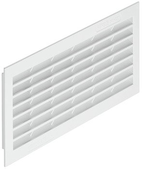 Ventilation Grille Rectangle 299x120mm Plastic White 571.64.735