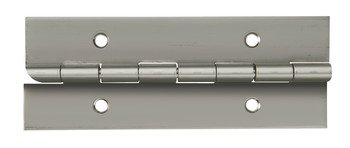 Continuous Hinge Anti-Ligature 2000 mm Length Stainless Steel Heavy duty Open width 76 mm 926.91.680