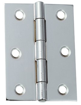 Butt Hinge Steel 1838 Length x width: 75 x 49 mm max. door weight 25 kg self coloured 926.85.060