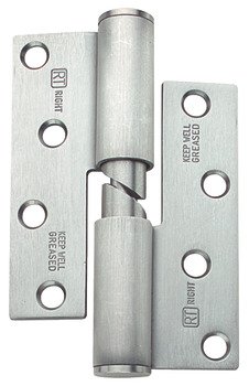 Butt Hinge Rising Grade 304 Stainless Steel Length x width: 100 x 77 mm anti-clockwise closing direction satin 980.15.010
