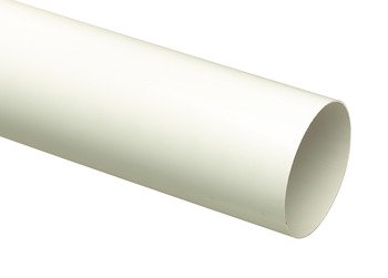 Manrose D100mm Pipe Rigid 1m PVC Wht/Grey 565.30.800
