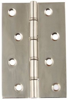 Butt Hinge DSSW Stainless Steel Square corners Length x width: 100 x 66 mm satin 926.83.220